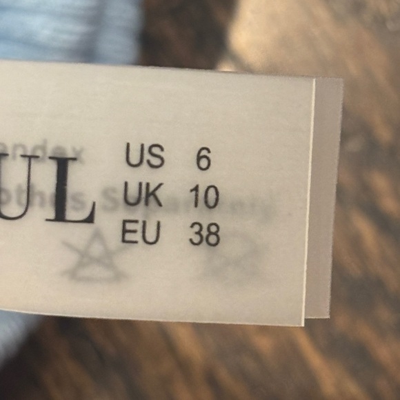 NWT Zaful Women’s Sky Blue Ribbed Bikini Size 6 - Picture 7 of 9